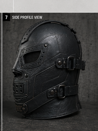 FEROX Mask, side profile. Development render — pending final photography.